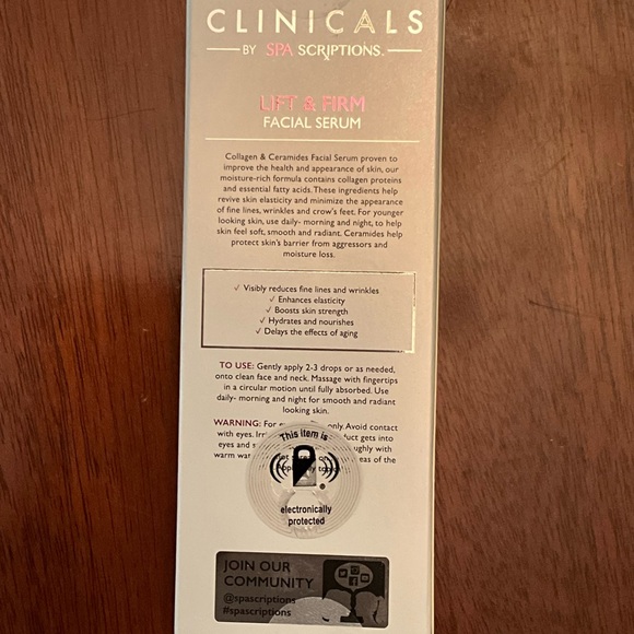 Spa Scriptions Anti-Aging Facial Serum and Sea Salt Facial Polish Set - Picture 4 of 8